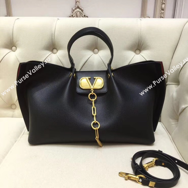 VALENTINO Origianl leather tote 2080 black