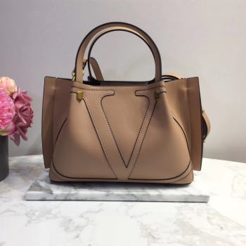 VALENTINO Origianl leather tote 9077 light pink