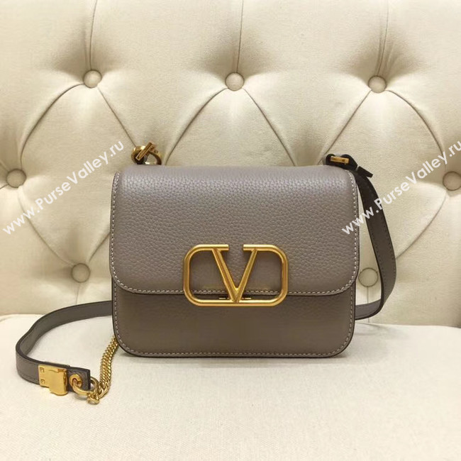 VALENTINO VLOCK Origianl leather shoulder bag 0905 grey