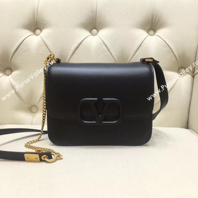 VALENTINO VLOCK Origianl leather shoulder bag 0906 black