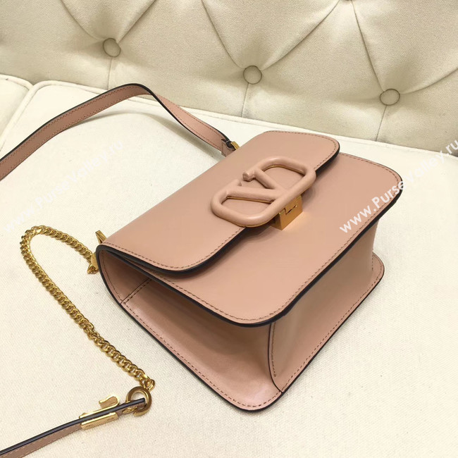 VALENTINO VLOCK Origianl leather shoulder bag 0906 light pink