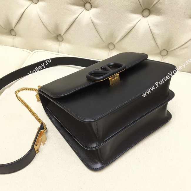 VALENTINO VLOCK Origianl leather shoulder bag 0908 black