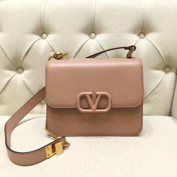 VALENTINO VLOCK Origianl leather shoulder bag 0908 pink